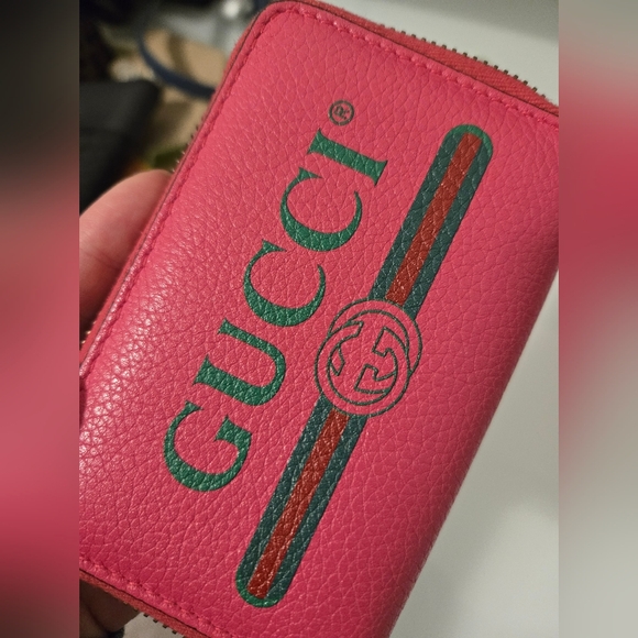 Gucci Handbags - Gucci Compact PINK Wallet [AUTHENTIC]